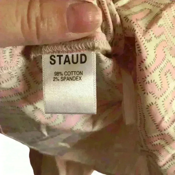 STAUD Long Sleeve Peplum Jules Top Size Large NWT - Picture 11 of 11